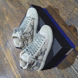 P448 Star 2.0 Snakeskin and Suede High Top